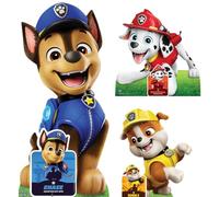 Star Cutouts SC4598 Chase Marshall and Rubble Paw Patrol Multi-Pack Cardboard Cut Outs Height 66cm - Ideal for Paw Patrol Theme, Parties, Birthdays & Fans, Room Decorations & Events