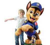Star Cutouts SC4605 Paw Patrol Chase Police Puppy Cardboard Cut Out Height 133cm - Ideal for Paw Patrol Theme, Parties, Birthdays & Fans, Room Decorations & Events