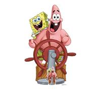 Star Cutouts SC4689 SpongeBob and Patrick Cardboard Cut Out Height 133cm Official Merchandise Party Birthday Room Decoration