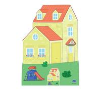 Star Cutouts SC4879 Peppa Pig House With Silde Cardboard Cut Out Height 128cm