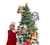 Star Cutouts SC4900 Paw Patrol Christmas Tree Stack 178cm Cardboard Cutout - Giant Festive Party Display for Kids Rooms & Events