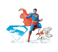 Star Cutouts SC4924 Superman and Logo Three Shelf Top Pack Cardboard Cut Out Height 30cm
