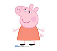 Star Cutouts SC543 Peppa Pig Party Cardboard Cutout 79cm Tall, Pink