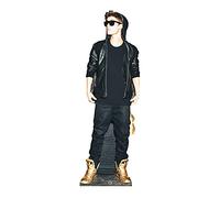 Star Cutouts SC581 Justin Bieber Hoodie & Gold Shoes Lifesize Cardboard Cutout - Music Fan Display, Party Decoration & Collector Gift