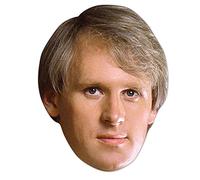 Star Cutouts SM123 Doctor Who Fifth Doctor Peter Davison Cardboard Face Mask - Sci-Fi Party Fancy Dress