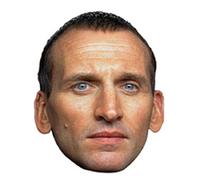 STAR CUTOUTS SM127 Doctor Who Ninth Doctor Christopher Eccleston Cardboard Face Mask - Sci-Fi Party Fancy Dress