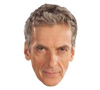 STAR CUTOUTS SM189 Doctor Who Twelfth Doctor Peter Capaldi Cardboard Face Mask - Sci-Fi Party Fancy Dress