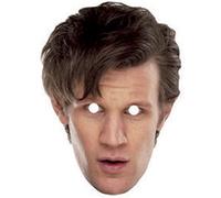 STAR CUTOUTS SM23 Doctor Who Eleventh Doctor Matt Smith Cardboard Face Mask - Sci-Fi Party Fancy Dress