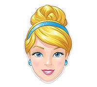STAR CUTOUTS SM336 Cinderella Fun Face Mask for Children for Birthdays, Fans & Disney Princess Parties Talking Point, Multicolour