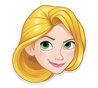 STAR CUTOUTS SM338 Rapunzel Fun Face Mask for Children for Birthdays, Fans & Disney Princess Parties Talking Point, Multicolour, 25 x 5 x 25