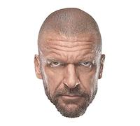 STAR CUTOUTS SM403 Triple H Party Decorations Single Face Mask Amazing Talking Point & Gift for WWE Fans, Solid, Multicolour, 10 x 3 x 2 cm