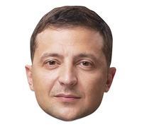 Star Cutouts SM413 Volodymyr Zelensky Mask Printed Card
