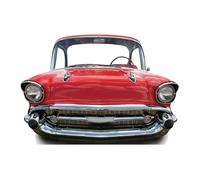 Star Cutouts Small Red Car Stand-In Cardboard Cutout - Fun Kids’ Party Decoration & Photo Prop for Racing Themes