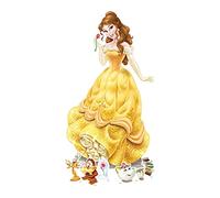 Star Cutouts SP010 Belle Cardboard Cutout - Party Decorations With Six Mini Party Supplies - Beauty and The Beast - Princess Disney