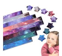 Star Decoration Paper Strip | Folding Paper Crafts | DIY Art Crafts, Strips Star Decorations, Cute Folding , School Teaching Supplies, for Kids