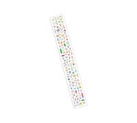 Star Decorative Sticker Mushroom Tape Hand Account Stickers Artists Stickers Mushroom Decorative Star Doodles Tape for Craft Making