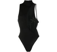 Star-detail Cut-out Bodysuit - female - DAVID KOMA - Full-Body - Black - 2XS - Tops 2XS