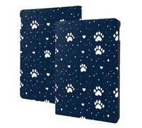 Star Dog Paw Heart Print Compatible with ipad 9th/8th/7th Generation Case Cover, Tablet Cases Compatible with ipad Case 10.2 Inch, Auto Wake/Sleep, Folio Stand