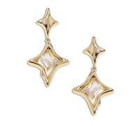 Star Drop Dangle Earrings for Women Trendy Unique Sparkly Rhinestone Stud Fashion Jewelry Gift