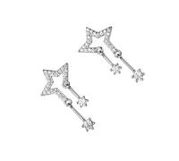Star Earrings Fun Ear Studs Star Jewelry Casual Studs Alloy Texture Suitable For Fashionable Teens Present Ear Jewelry