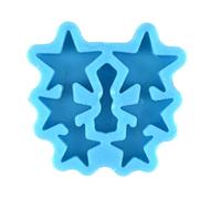 Star Earrings Mold Jewelry Casting Mold Silicone Pendant Craft Supplies for Women Pendant Molds for Jewelry Making