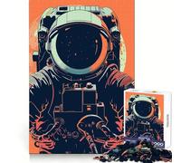 Star Explorer Astronaut 1000 Pieces Jigsaw Puzzles for Teenagers Recall Upgrade Relaxing Fun Clear Cut Seasonal Gift 38x52cm