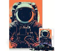 Star Explorer Astronaut Jigsaw Puzzles for Teenagers 1000 Piece Strong Logic Toy Stress Release Clear Edge Classic Gift 50x75cm