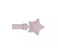 Star Extendable Curtain Pole Cute And Cheerful Addition For Your Little Girl's Window Will Add An Elegant Touch To Their Bedroom Comes Complete Star-Shaped Finials And Fittings - Pink 120-210cm