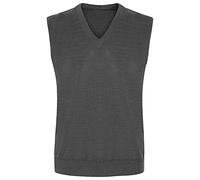 STAR FASHION Kids Boys Girls Sleeveless V Neck Knitted School Uniform Unisex Tank Top Casual Waistcoat Warm Winter Knitwear Pullover Vest Jumper Sizes 24-44 Grey