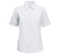 STAR FASHION New Kids School Uniform Girls Collar Shirt Button Down Long/Short Sleeve Blue White Formal Plain Oxford Shirts UK Size 22-44