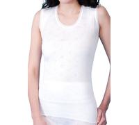 STAR FASHION Sleeveless Thermal Built Up Vest for Womens Ladies Extra Warmth Brushed Inside Hot Stuff Vest Thermal Underwear Tops with 0.45 Tog Rating for Winter Body Warmer Large White Sless