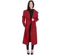 STAR FASHION Womens Italian Long Duster Coat Ladies Long Sleeve French Belted Trench Waterfall Jacket | UK One Size 8-14/16-22 |