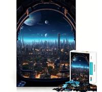 Star Field View 1000 Piece Jigsaw Puzzles for Teenagers Logic Ability Toy Calm Pastime Accurate Cut 38x26cm