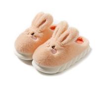 STAR FIRE Ultra Cosy Bunny Slippers for Adults & Kids, Plush Rabbit House Slippers with Non-Slip PVC Sole, Cute Animal Slippers for Women, Men, Ideal Easter Gift