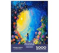 Star Flower Realm 1000 Piece Jigsaws for Adults Impossible Birthday Gifts for Women And Man Art Colorful DIY Craft 70x50cm/1000pcs