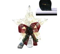 Star for Christmas Tree with LED Lights, Decoration for the Spike during the Holidays | Star Decorations for the Top of the Christmas Tree | for Office Home Bedroom Living Room
