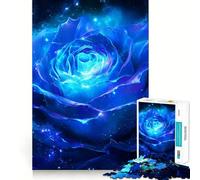 Star Galaxy Rose FlowerZen Jigsaw Puzzle for Adults 1000 Pieces Smart Reason Toy Group Joy Smooth Edge Fine Art Piece 38x26cm