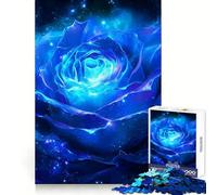 Star Galaxy Rose FlowerZen Jigsaw Puzzles for Adults 1000 Piece Smart Reason Toy Family Bond Smooth Edge Art Display 50x75cm