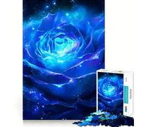 Star Galaxy Rose FlowerZen Jigsaws 1000 Pieces for Adults Mind Exercise Toy Stress Relief Design Assembly Elegant Gift 38x52cm