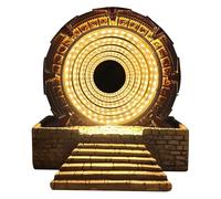Star-Gate Light Tunnel Mirror Replica Fantastic Atlantis Sculpture Model