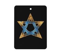 Star Glitter Car Air Freshener Automotive Aromatherapy Tablets Hanging Scented Cards Rearview Mirror Square