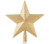 Star Gold Christmas Tree Topper, Tree Topper Topper for Christmas Tree, Christmas Tree Topper, Christmas Tree (Star Full Gold)