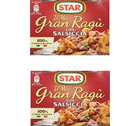 Star Gran Ragù Ragu' Sauce with Sausage 180gr x 2, Pack of 2