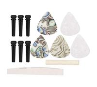 star guitar picks 13Pcs Guitar Nut and Saddle Pick Bridge Pin Kit Cow Bone Musical Instrument Accessories guitar bridge pins,guitar picks for acoustic guitar