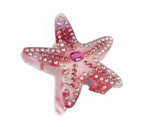 Star Hair Claw Clip for Women Girl Sweet Rhinestones Star Hairpins Jaw Clip Barrettes Ponytail Holder Ornament
