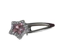 Star Hair Clip Fashion Hair Barrettes Decorative Hair Pin Rhinestone Hair Pin Metal Duck Bill Hair Accessory