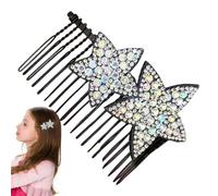 Star Hair,Star Shape Hair Combs Women's Star Hair | Pentagram Hairpin Hair Finishing Fixer Comb, Star Bridal Hair Pins, Hair Accessories