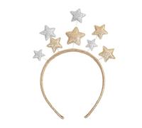Star Hairbands - Glitter Pentagram Hoop Headbands for Women & Girls - Xmas, New Year, Party & Festival Accessories