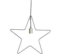 Star Hanging Ramsvik ca. 55 x 55 cm, E 27 Socket, Colour: Black/Brass, Metal, E27