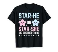 Star He Or Star She Big Brother to Be Gender Reveal T-Shirt